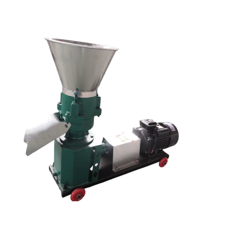 Animal Feed Pellet Machine Flat Die Pellet Mill for Poultry Livestock Automatic Steel Construction Farm Agriculture Industries