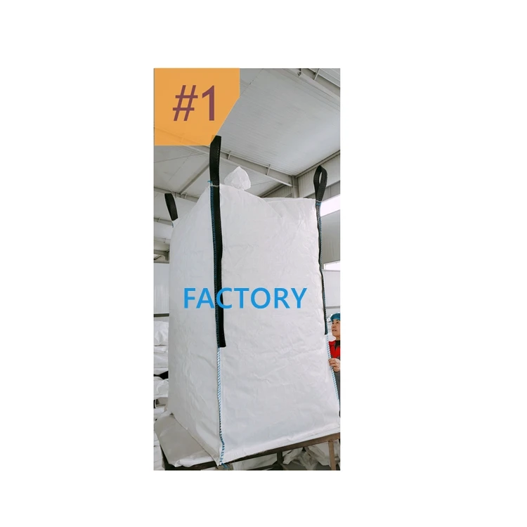 Polypropylene 1 ton 1.5 ton 1500L Polypropylene Bags Plastic Spout 1 Ton Bulk Bags