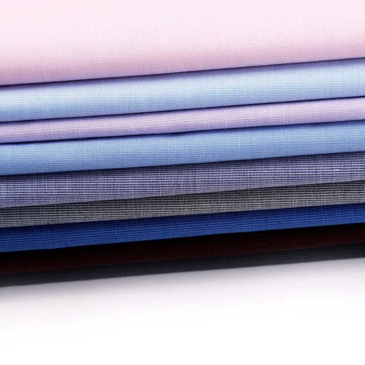 
yongteng italian comfortable quality 50s colorful yarn dyed fil a fil shirt cotton fabric for men with low moq 