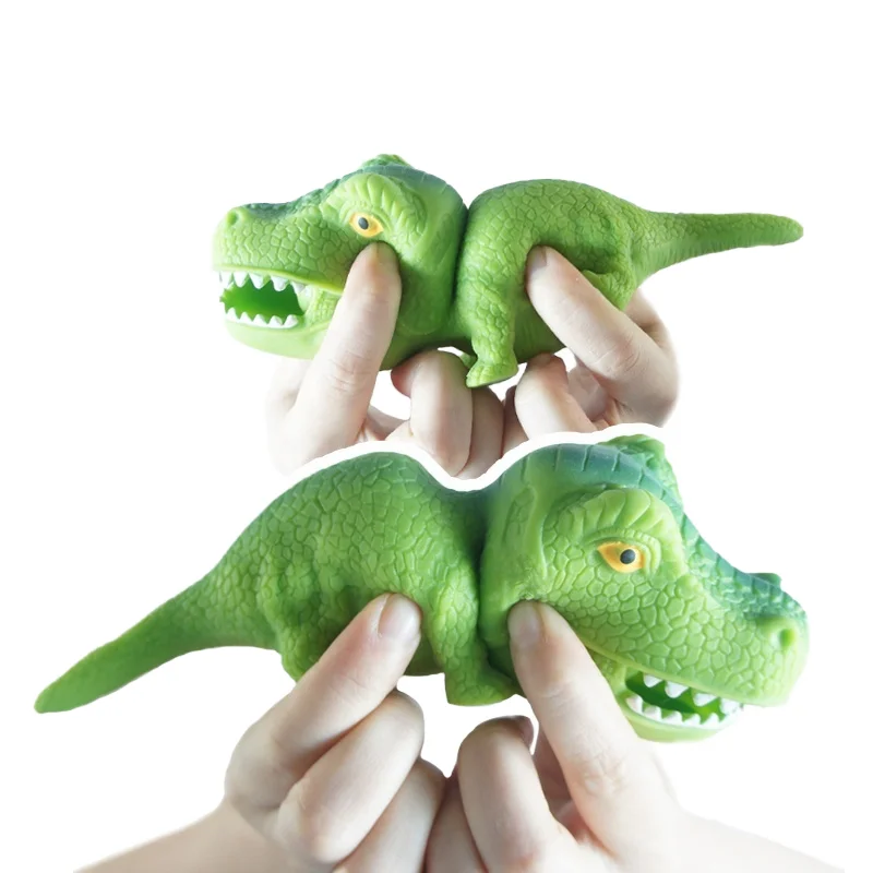 Dinosaur Stress Balls Squeeze Toys,Stress Relief Squeeze Dino Fidget Toys,Sand-Filled Sensory Animals Stress Relief Toys