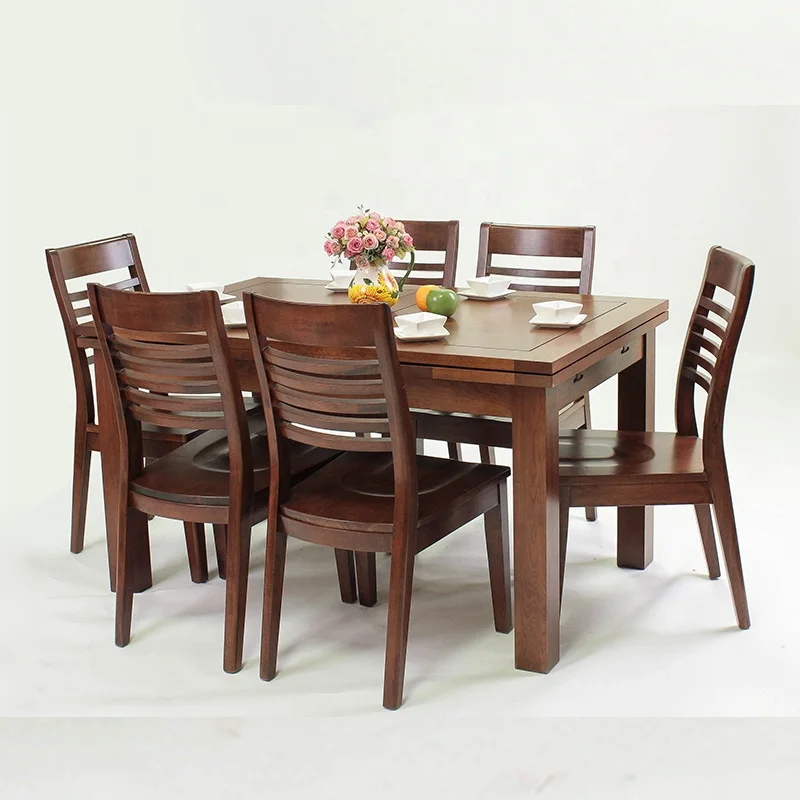 European style antique Solid wood extensible Dining Table used restaurant and hotel furniture (DT-515C-OAK)
