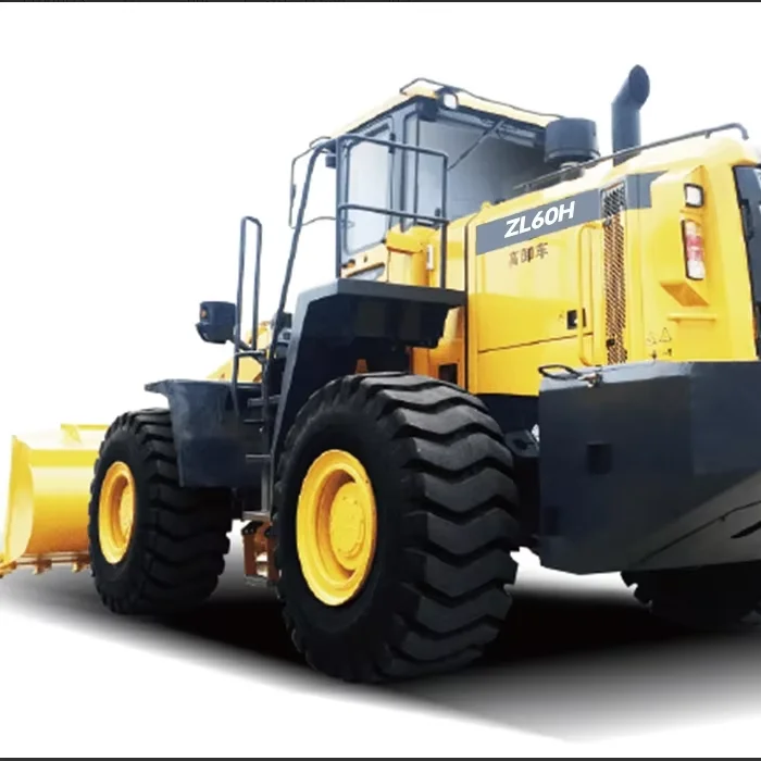 Changlin 6 Ton Diesel Wheel Loader ZL60H Front End Loaders with Spare Parts