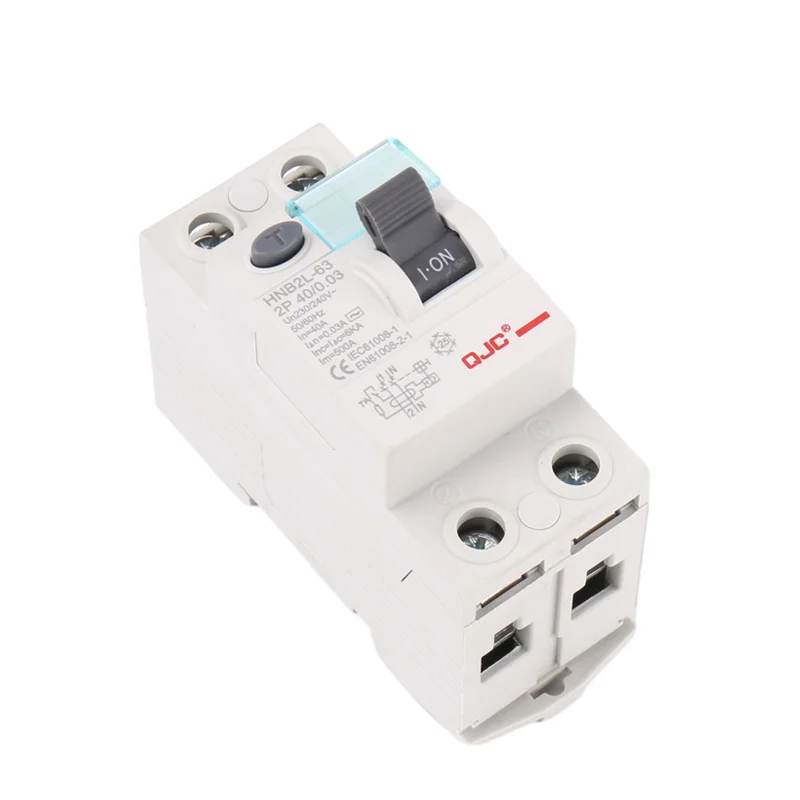2-полюсный 4-полюсный электромагнитный тип (FI), работающий от остаточного тока автоматический выключатель rccb mcb elcb rccb