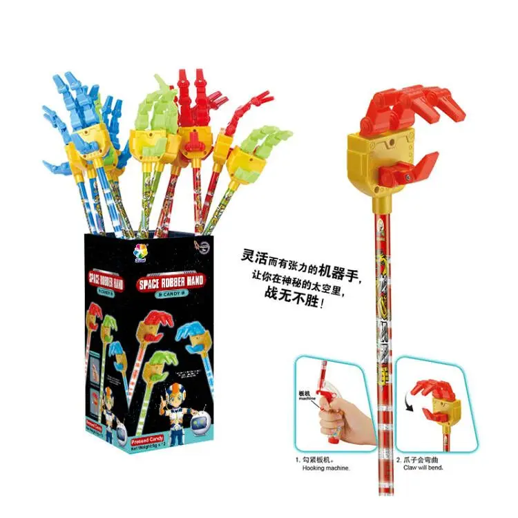 China Shantou Candy Grabber Claw Candy Toys With Hard Candy