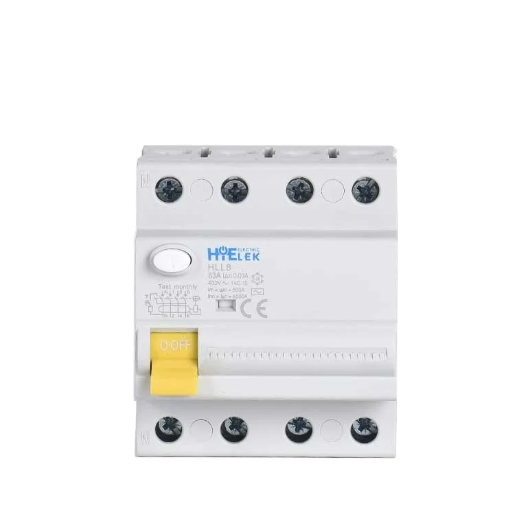 Modular design16A 32A 40A 4P 30mA RCCB type AC&S with KEMA certification