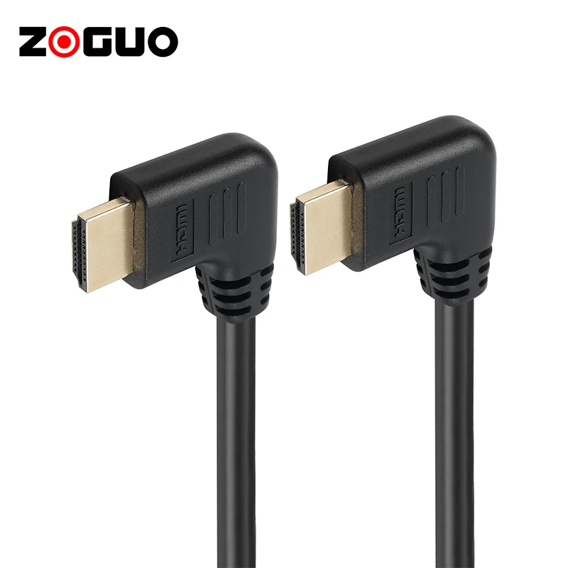 Новый продукт 1 м 2 3 5 10 V2.0 4K 60 Гц 2160P HDMI-кабель с прямым углом