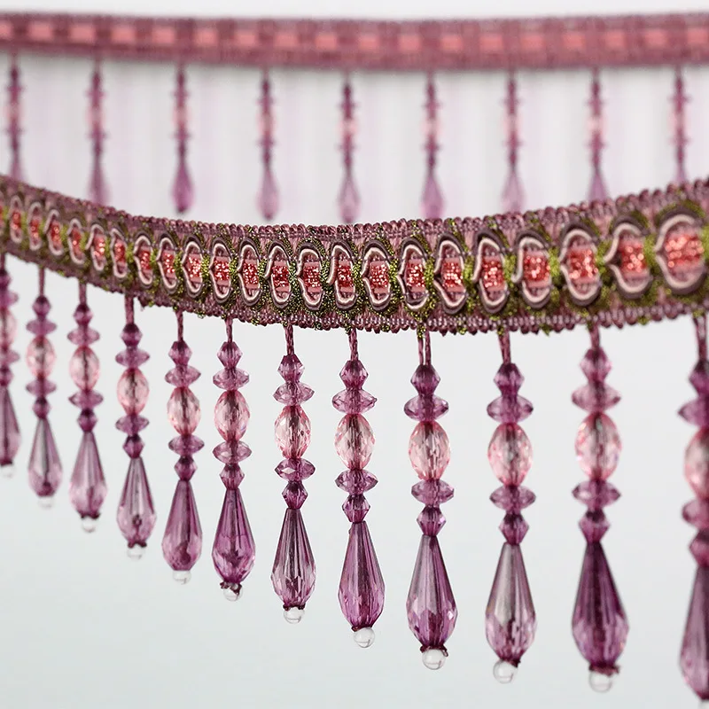 Занавески с кристаллами и бусинами, занавески с бахромой, хрустальные занавески с бахромой из бусин для абажура