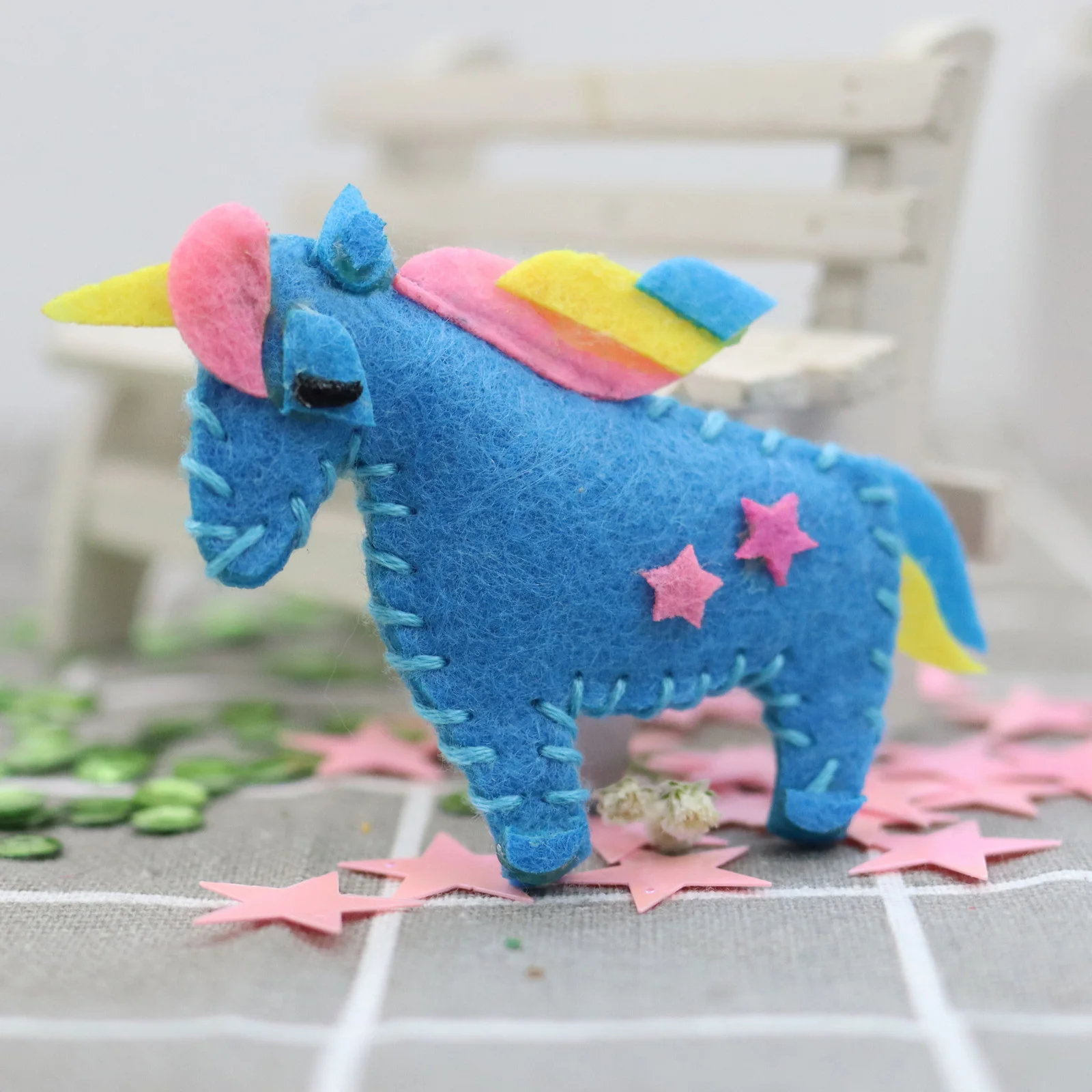 Wholesale DIY Sewing Toys Felt Sewing Set for Kit Children Felt Plush Animals Craft Kit