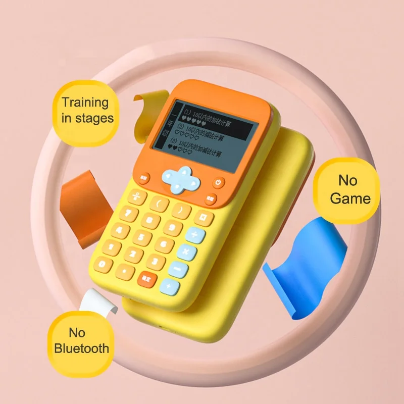 KOOOL Educational Toy No-calculator Student Math Learning Instrument Arithmetic Tablet Pad