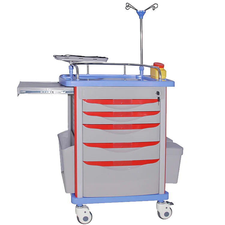 factory direct price emergency ABS hospital trolley medical crash cart