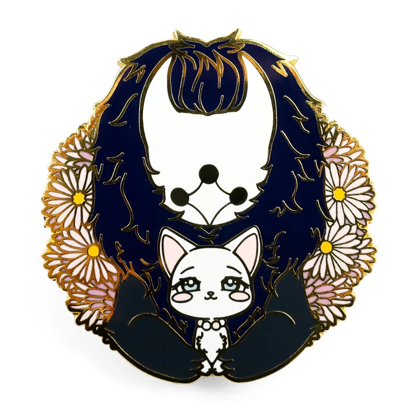 high quality cheap metal studio ghibli diamond horror joke tarot enamel pin