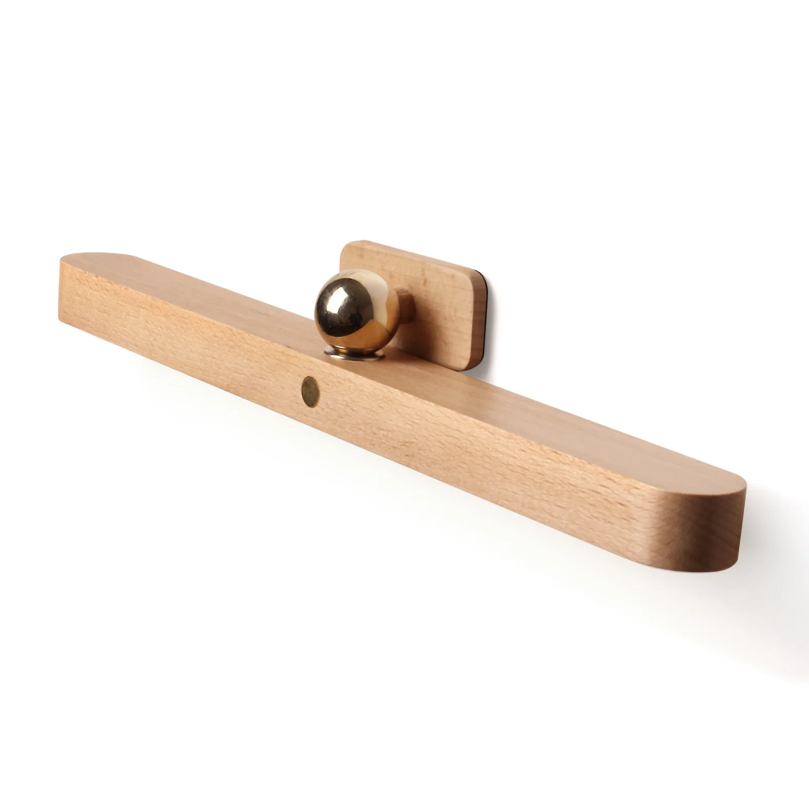 Wholesale wooden rechargeable led magnetic wall lamp portable dimmable cabinet light usb wall light