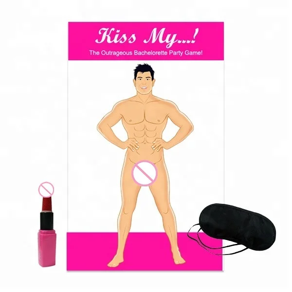 Kiss my ...bride to be adults drink game bachelor party supplies