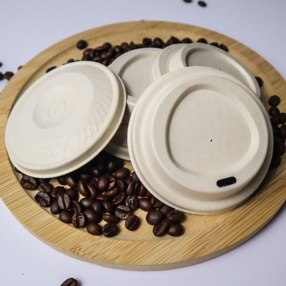 eco friendly 80mm 90mm paper spout hot coffee cups travel lids for 12oz 16oz 20oz