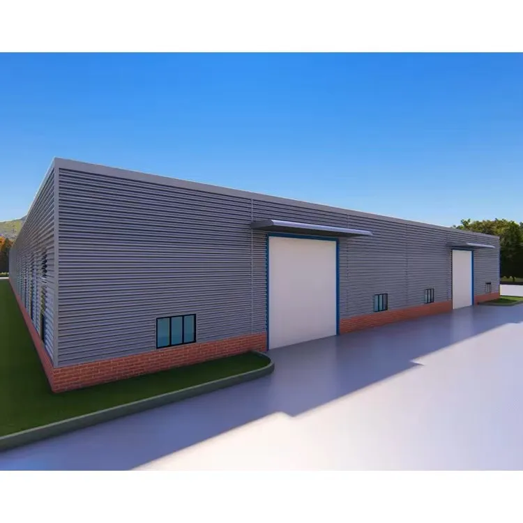 Customized Industrial Design Metal Garage Steel Structure Buildings Car Warehouse with Car Garage Shed