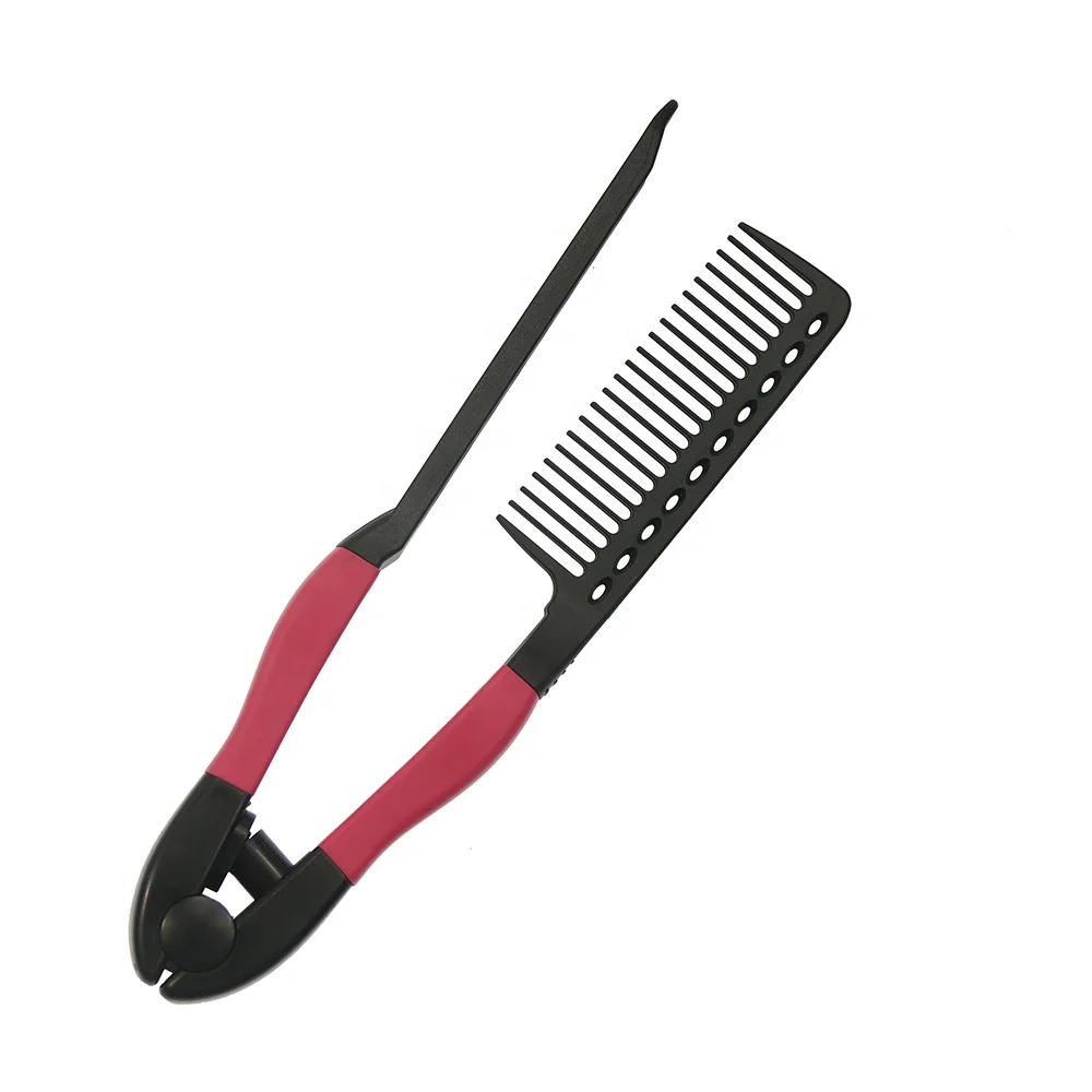 Professional Salon Tool Heat Resistance Hair Straightening Easy Iron Comb