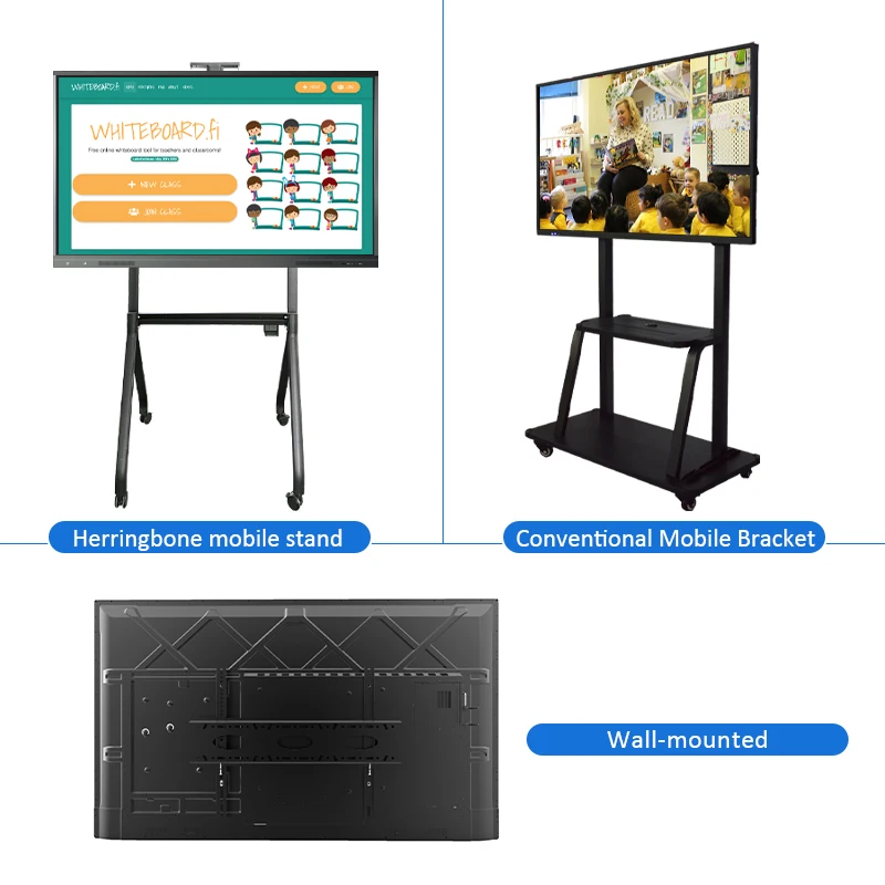 Wholesale 86 Inch School Multi Lcd Touch Screen All In One Display Panel Interactive Digital White Smart Board Price