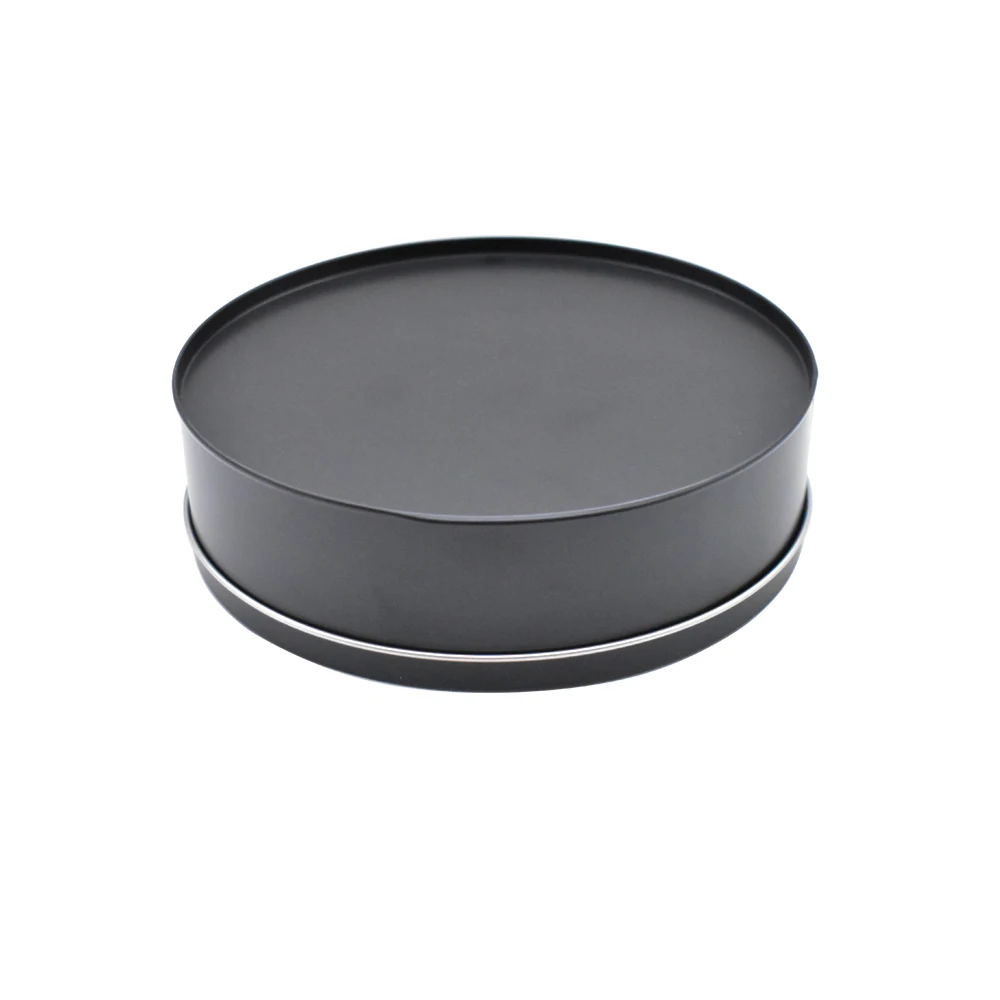 6.6Inch  8Inch Round Food Safe Cake Premium Cookie Tin Gift Container Metal Storage Can