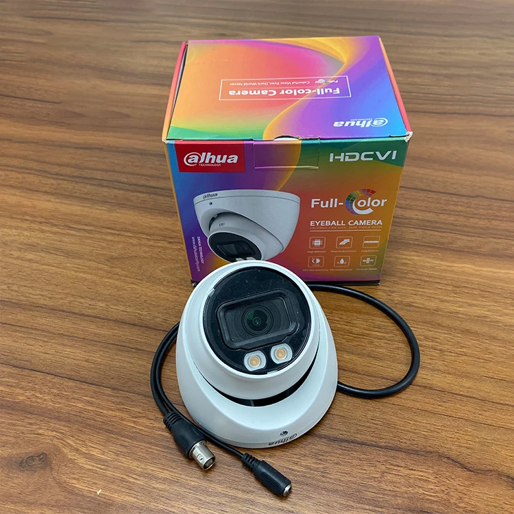 16:9 Real-time Video HDCVI Camera HAC-HDW1509T-IL-A Da hua 5MP Full Color CCTV Analog Camera