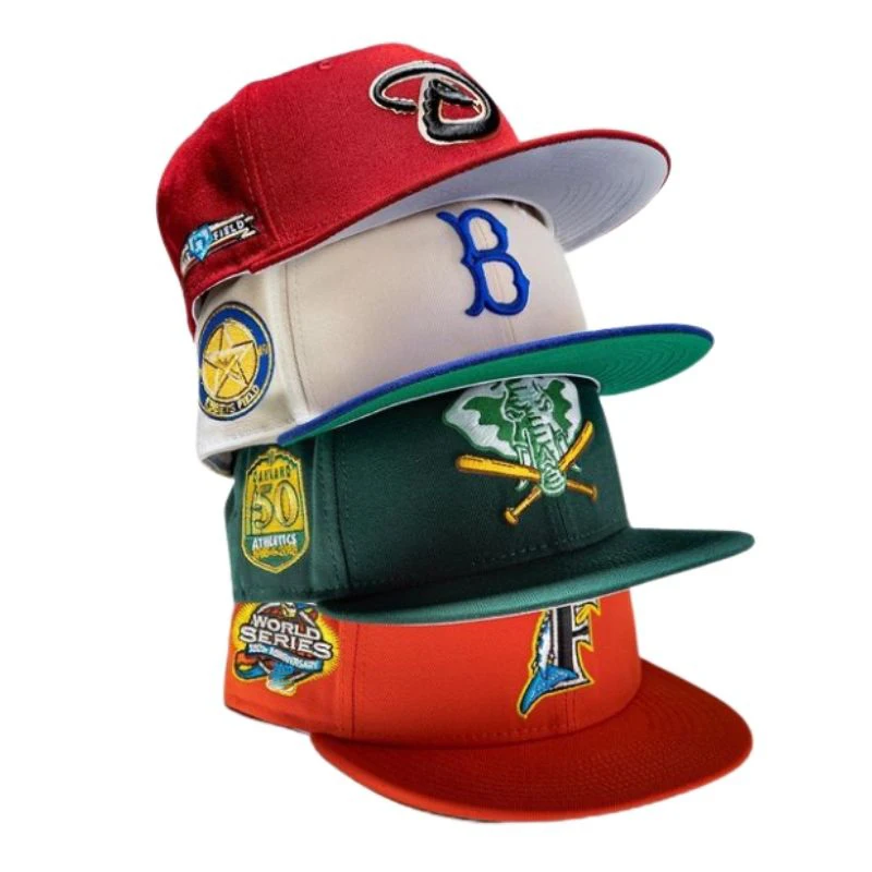 Wholesale snap back caps blank plain fitted hats 3D embroidery design baseball caps snapback fitted hats with custom logo