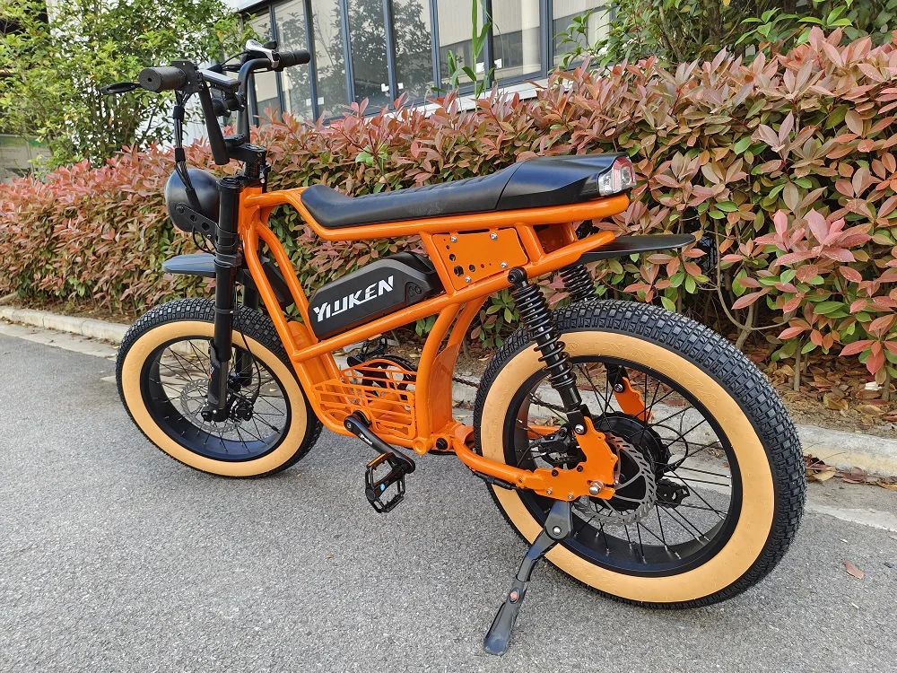 Hot Sale Fat Tire Retro Style Cafe Racer Electric Bike Vintage E-bike 48V 750w Electric Bicycle