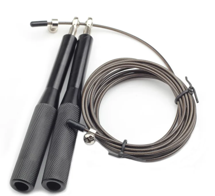 Hot Sale Adjustable Stainless Steel Wire Aluminum Handle speed Jump Skip Rope