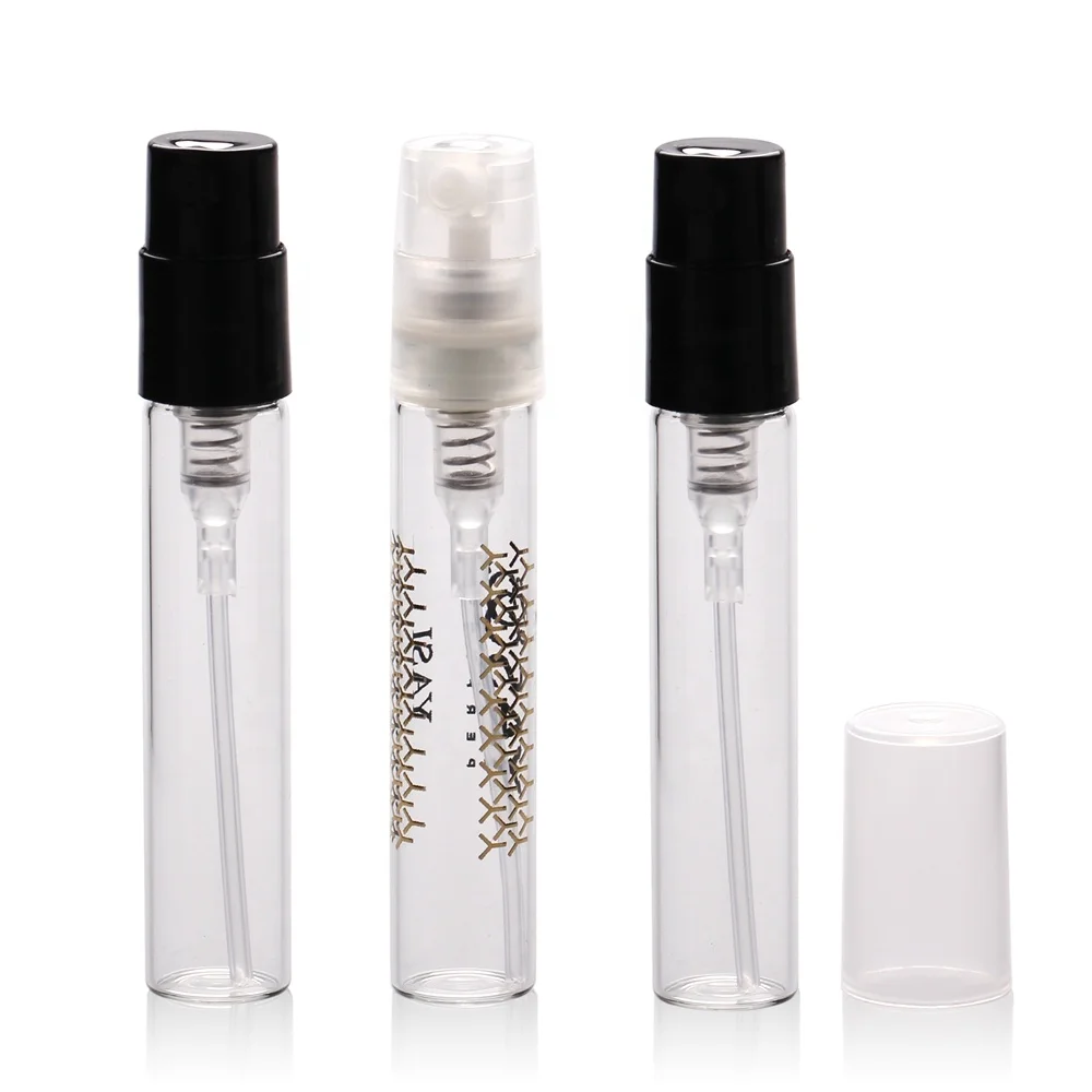 TP-3-04 2ml 3ml Perfume Tester Vials glass bottle with sprayer