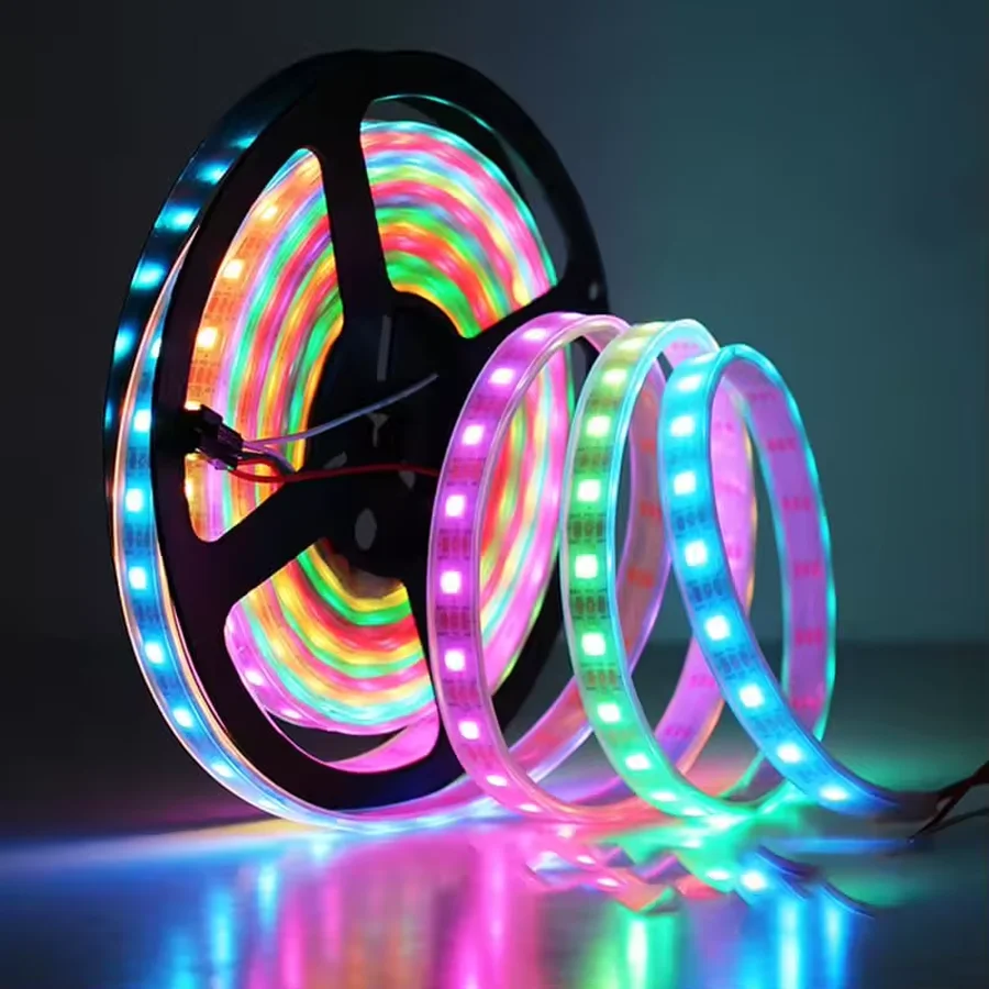 12V RGB 3030 dimming led strip lightbar for colorful dynamic lightbox lighting