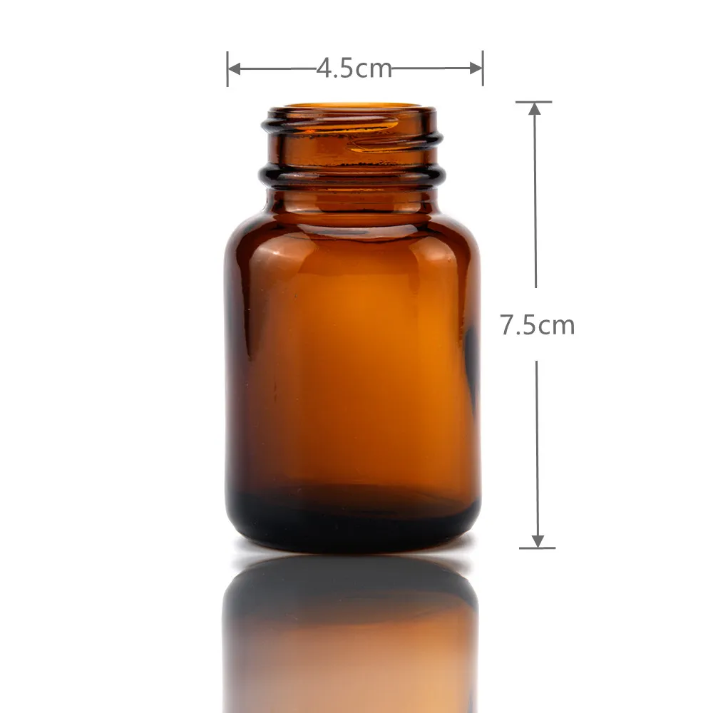Free sample of cosmetic essential oils packaged in 60ml amber glass bottles