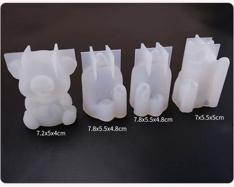 Горячие Кристаллы 3d Животные под заказ силиконовые формы смола Форма Силиконовые Ювелирные изделия для resina