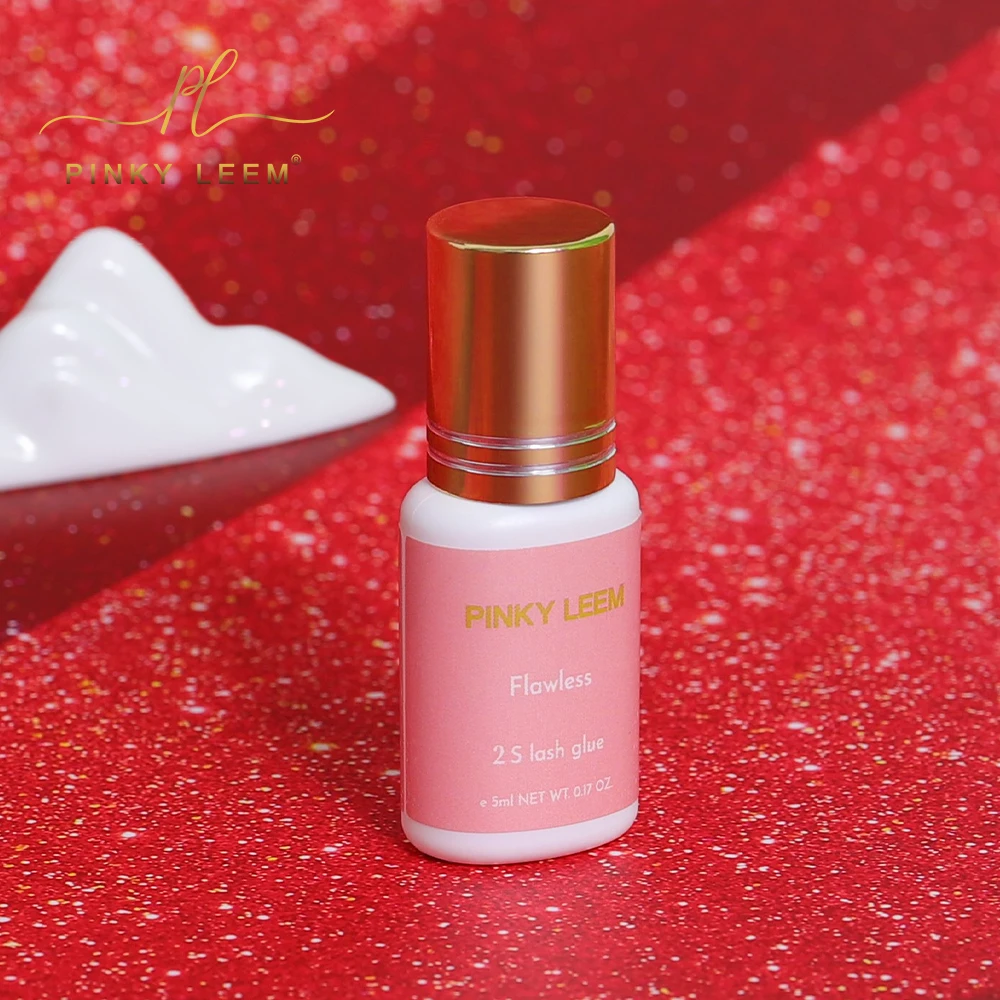 Pinky Leem Wholesale  Fast dry 2s strong individual Oil Proof adhesive lash glue eyelash extensions glue colle extension cil