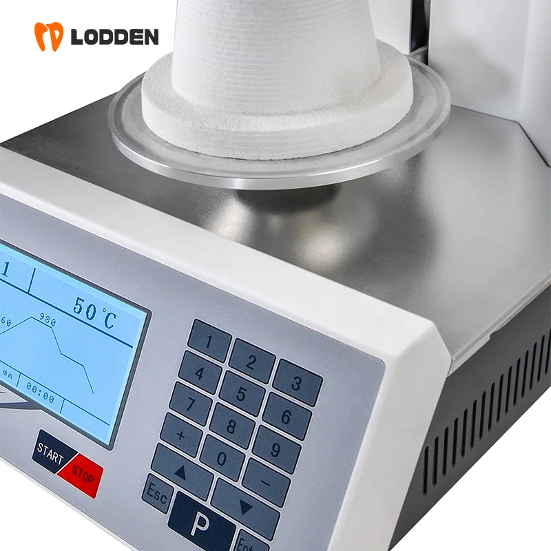 Ceramic Furnace Double Valve Vacuum Tech A7 Porcelain Furnace Efficiency Multi Function Dental Oven For Dental Laboratory