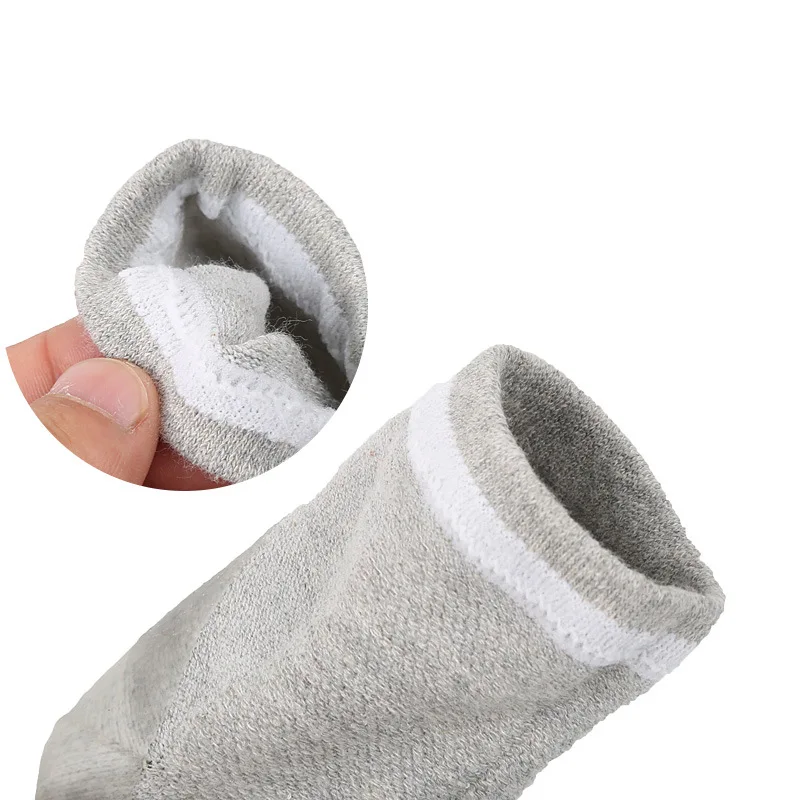 Moisturizing Silicone Gel Heel Socks for Dry Hard Cracked Skin Open Toe Recovery Socks Day Night Care