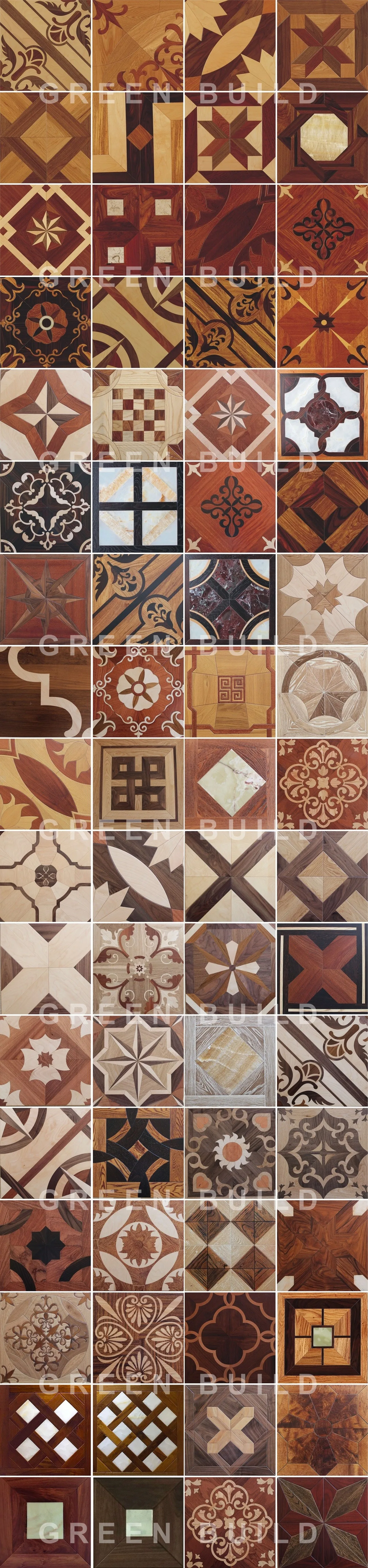 Office mosaic medallion floor patterns