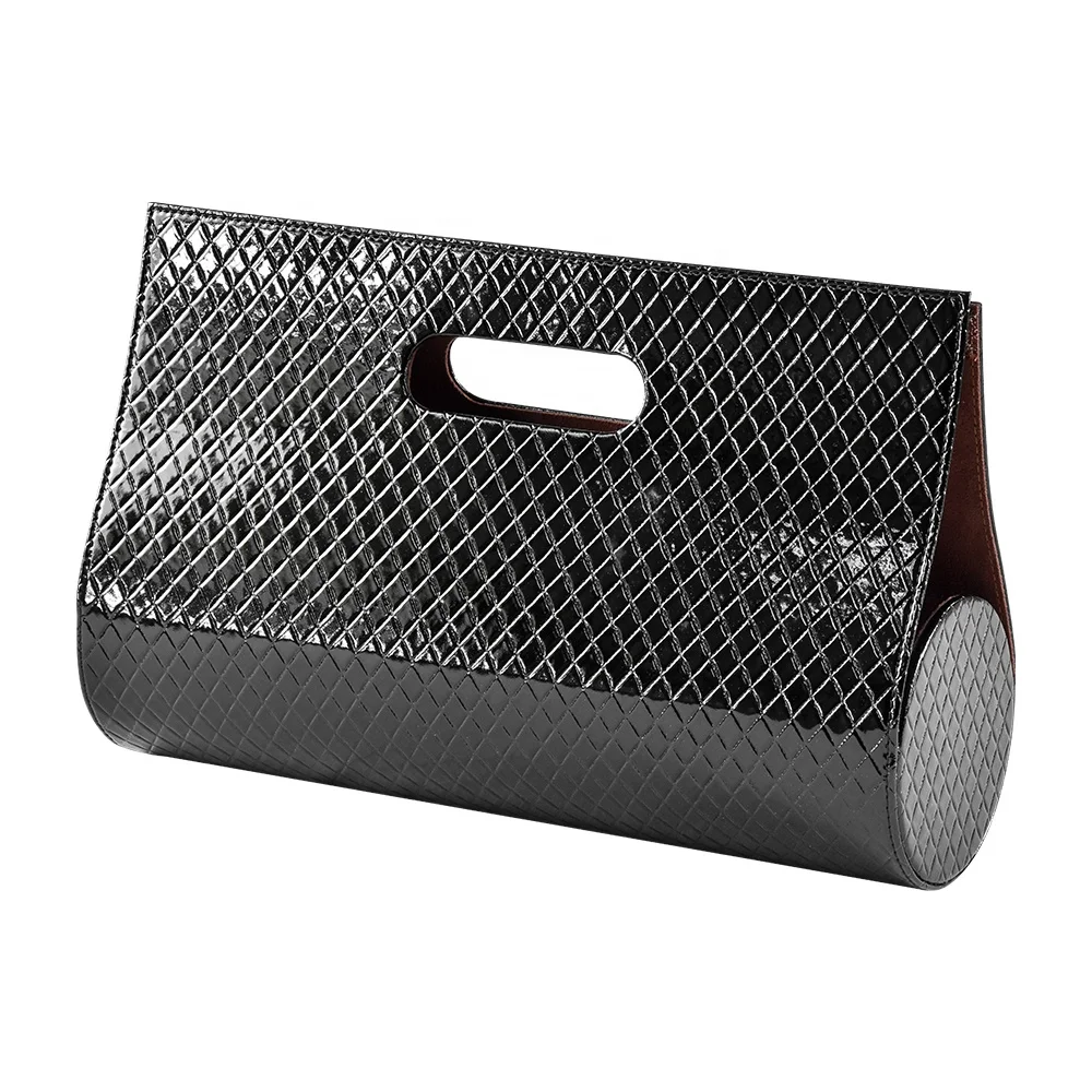 New design custom portable single bottle plaid leather wine box case with handle