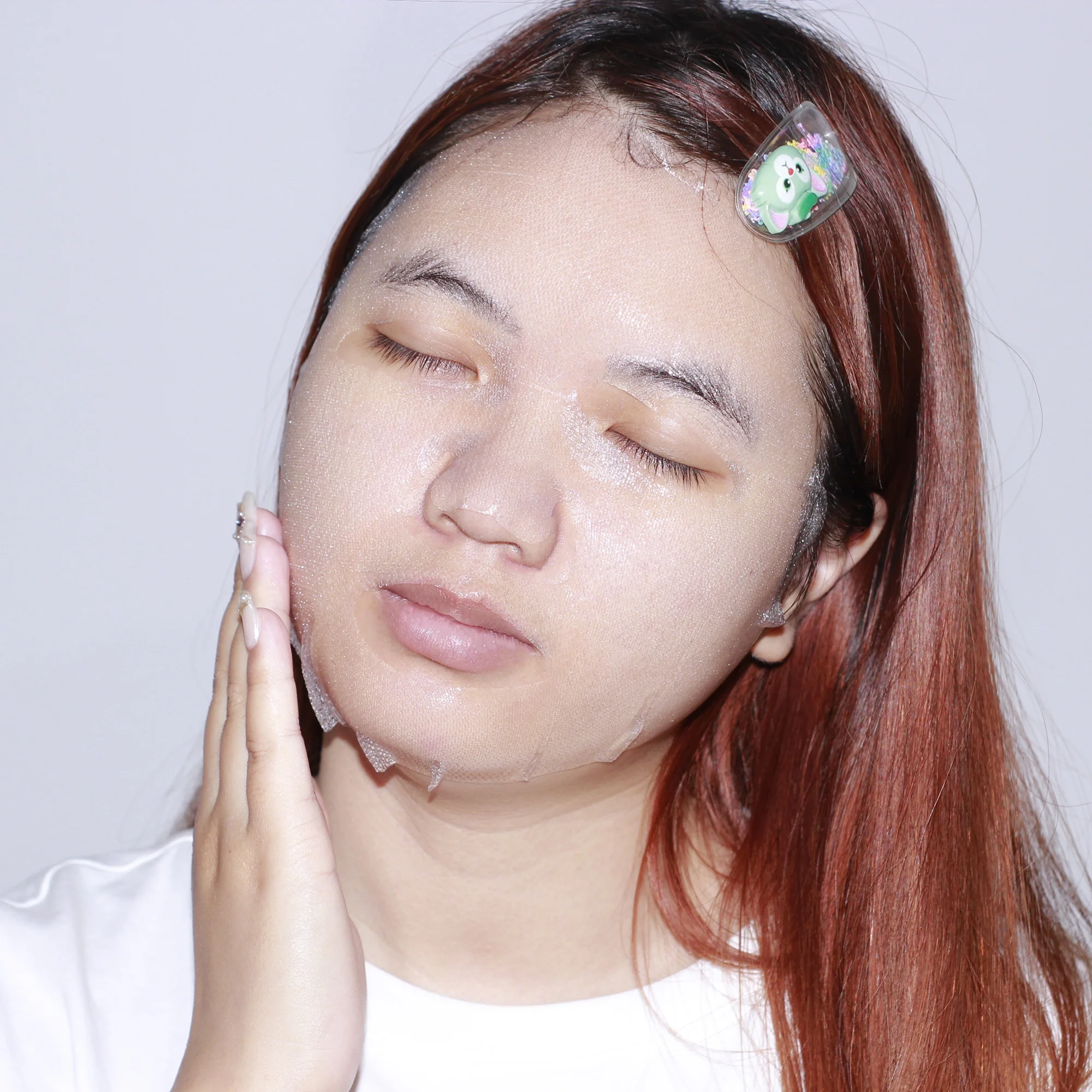 Private label Korean Brightening collagen crystal facial mask Moisturizing hydrating Facial Mask skin care jelly mask