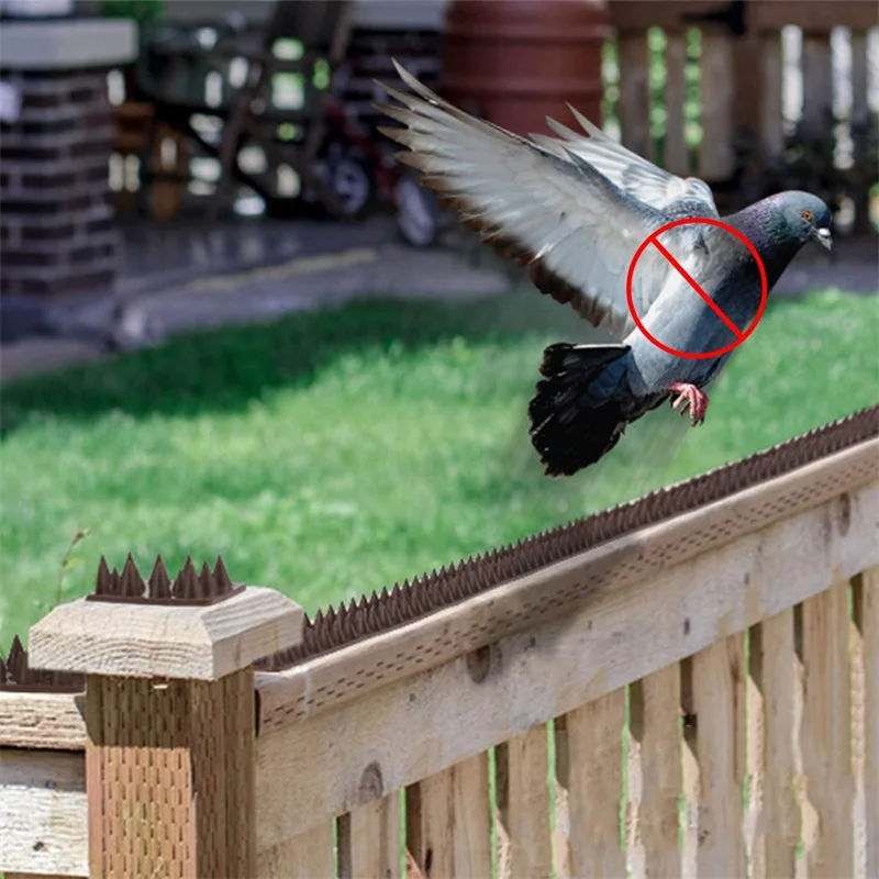 Hot selling 10M Plastic Bird and Pigeon Spikes Anti Bird Anti Pigeon Spike for Get Rid of Pigeons and Scare Birds Pest Control