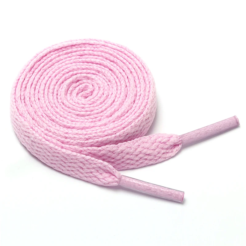 Заводской Лидер продаж, на заказ, плоские шнурки для обуви, разноцветные шнурки из полиэстера для кроссовок