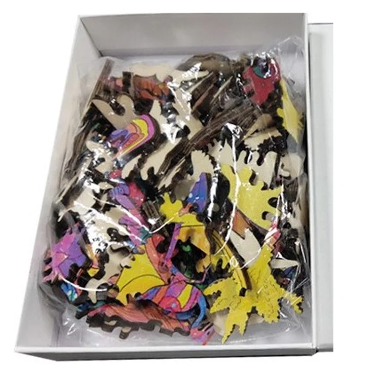 Wholesale Custom  Jigsaw Puzzle Identical Interlocking Printed Adult  Laser Cut Wood Animals Puzzle 3d Jigsaw Puzzle