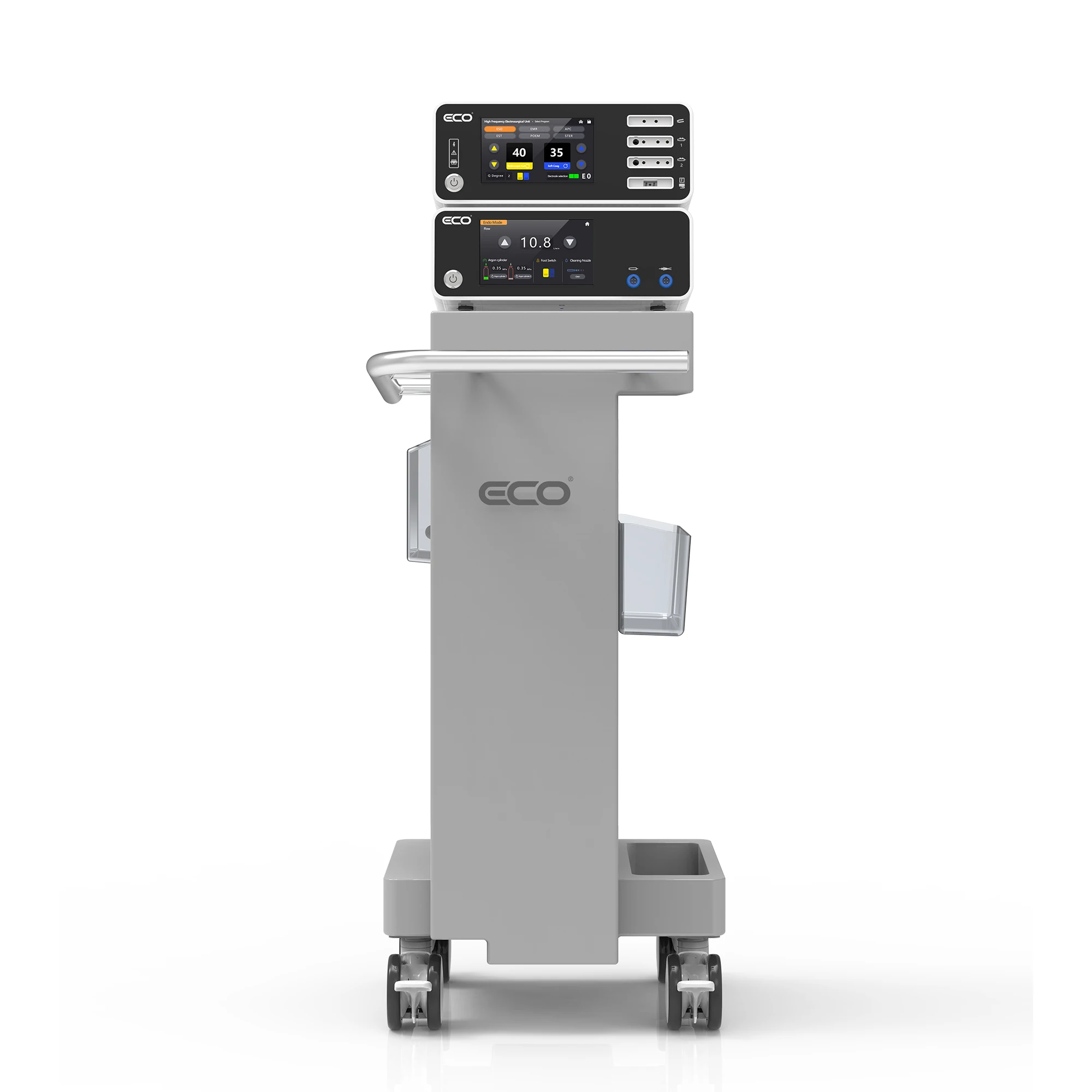 Argon plasma coagulation unit with electrosurgical generator argon beam coagulator