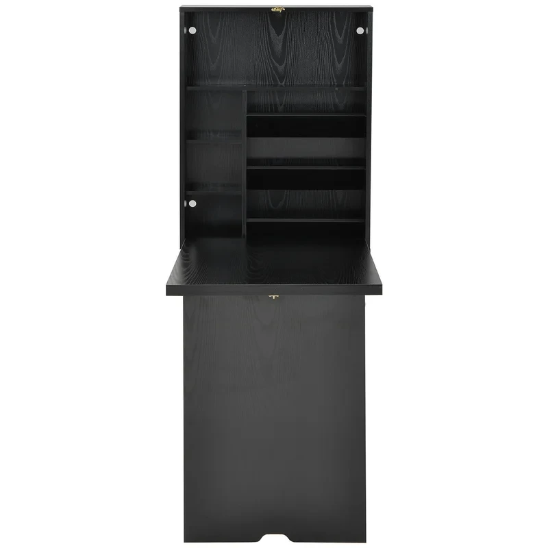 Wall-mounted multifunctional folding table with storage function