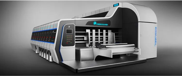 High Speed Fully Automatic Corrugated Cardboard Flexo machine Carton Making Machinery Box Flexo Printing Machine