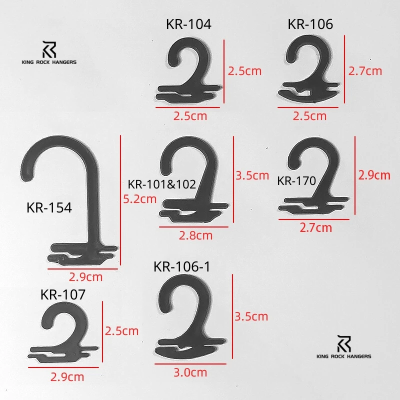 Wholesale Single Tier Plastic Sock Hook Hanger 2.9*5.2cm Wall-Mounted Clothing Hook with Durable Metal & Cloth Features