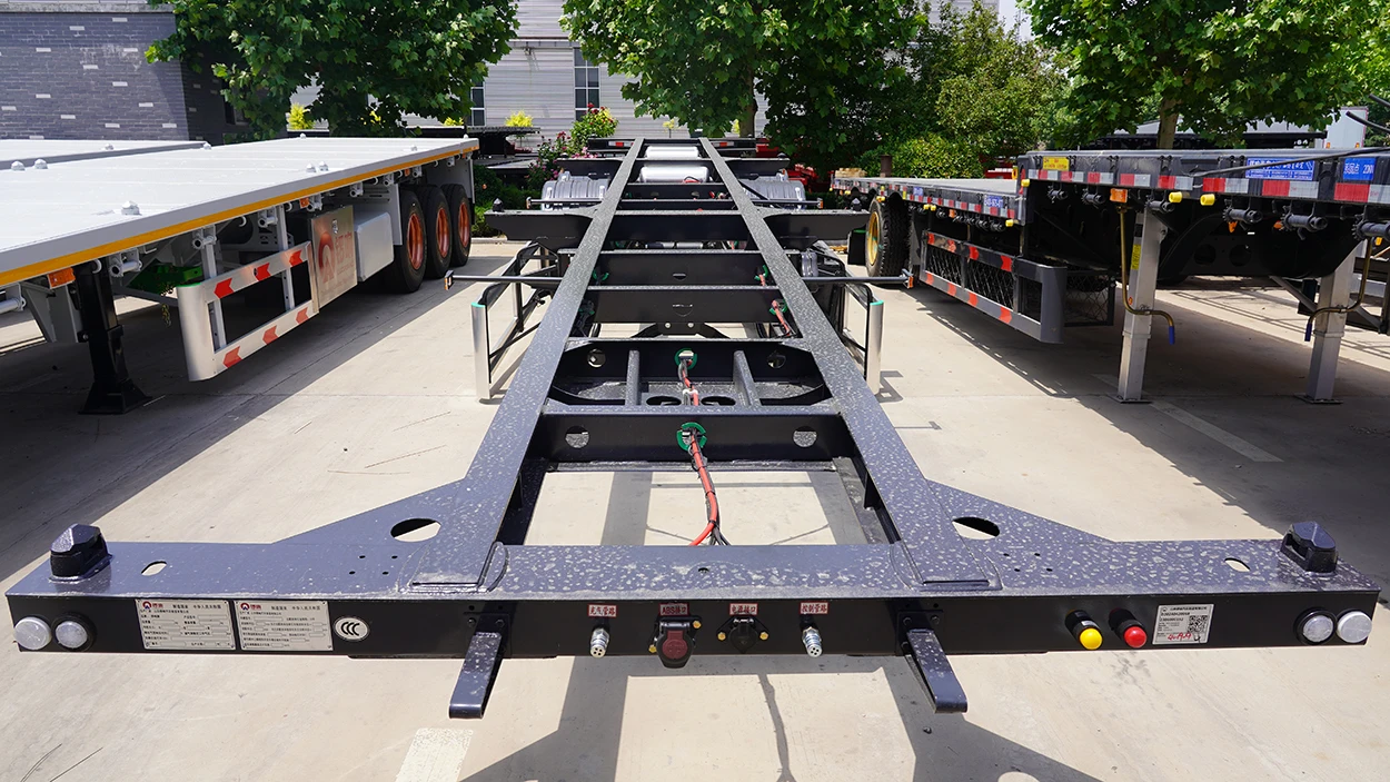 40ft skeletal trailer container 2axle semi cimc skeletal container trailer automotive special Vehicle skeleton truck CAR ST GHY