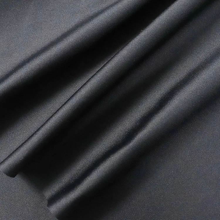 80% Poly 20% Spandex T Shirt Melange Jersey Cationic Melange Grey Fabric