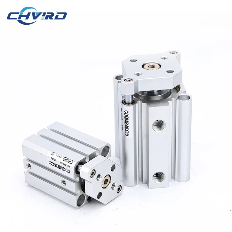 Airtac type  Ultra-thin Cylinder With Guide Rod  TACQ12/16/20/25-5S/10S/15S Three Rod Air Cylinders