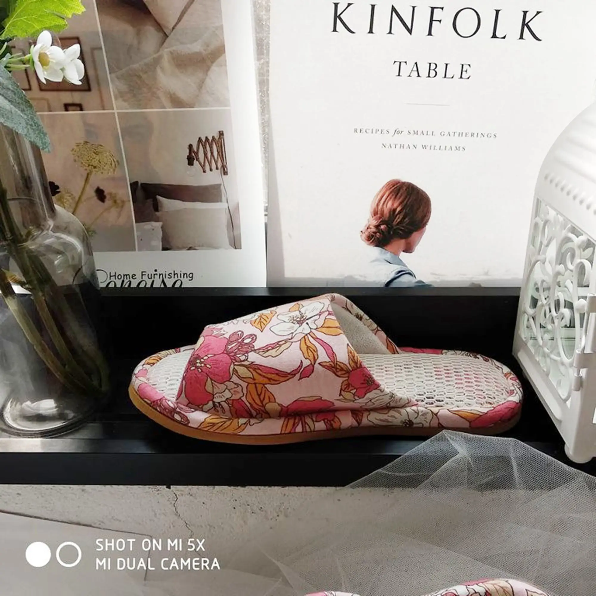 JSMANA Ladies Custom Logo Designer Soft Non-Slip Fall Winter House Print Cotton Shoes Women Home Silent Indoor Floor Slippers