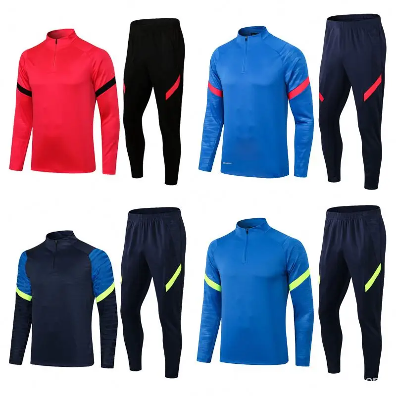 Оптовая продажа клубных футболок с сублимационной вышкой футболки длинным рукавом командная тренировочная форма футбольный трикотажный спортивный костюм для мужчин