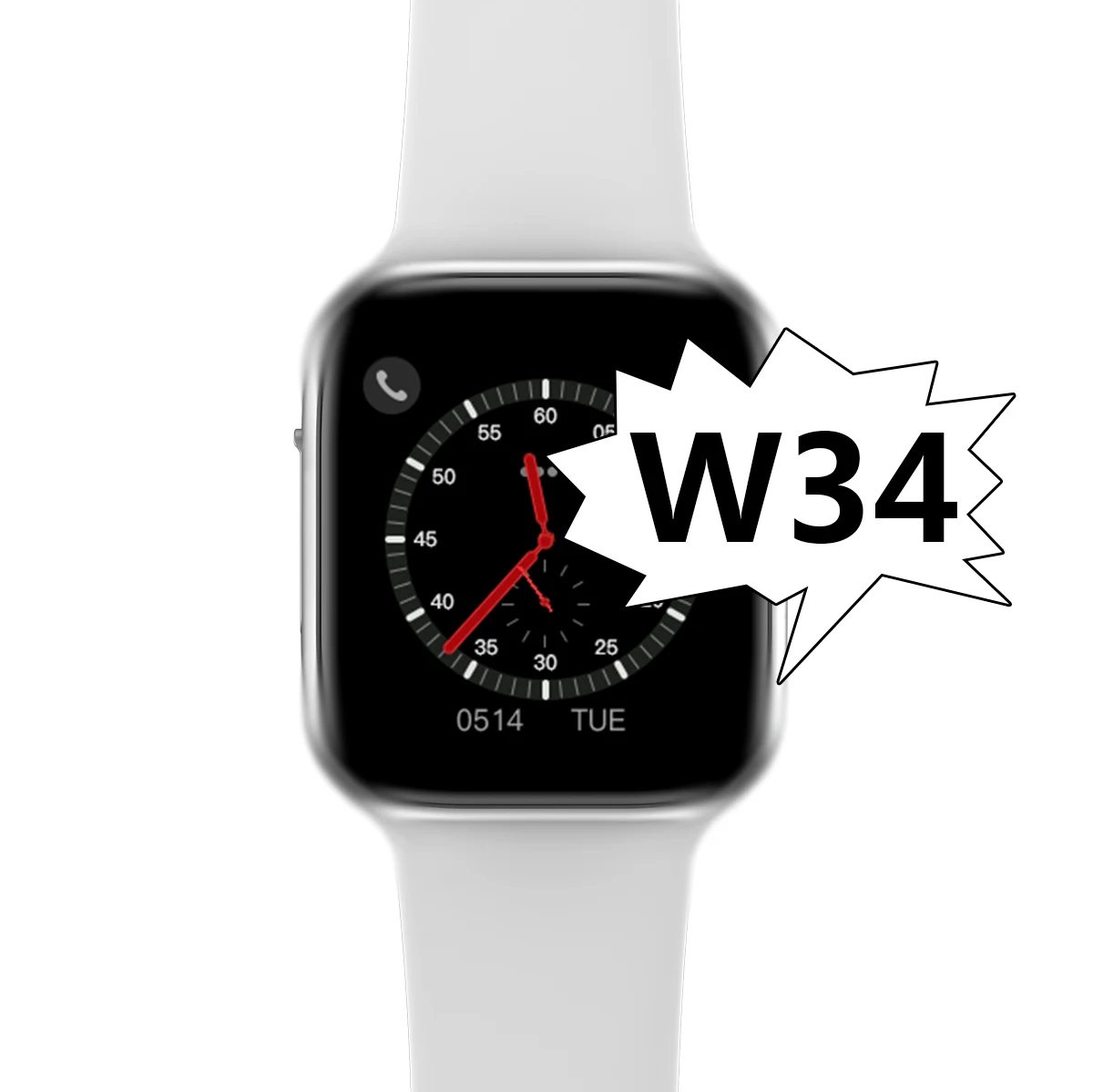 
IWO 10 Smart Watch Men Women 44mm 1.54 inch MTK2502 ECG Heart Rate Monitor Sport Activity Tracker Relogio Smartwatch 