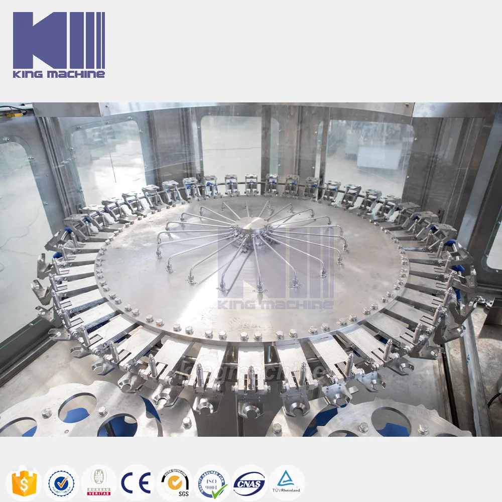 Leading OEM factory 5000BPH automatic 3 in 1 small scale water bottling machines production line